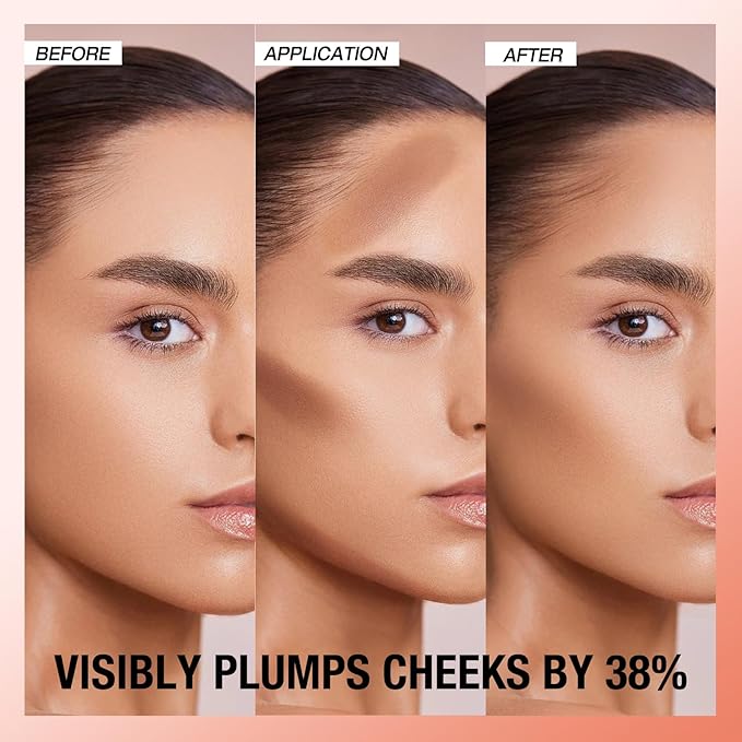 Blush Stick,Liquid Blush Stick,Silky Smooth Creamy Formula,Lightweight Blendable Blush Rouge Stick,Naturally Sculpted Look Professional Beauty Makeup Blush (03/04/05/06)