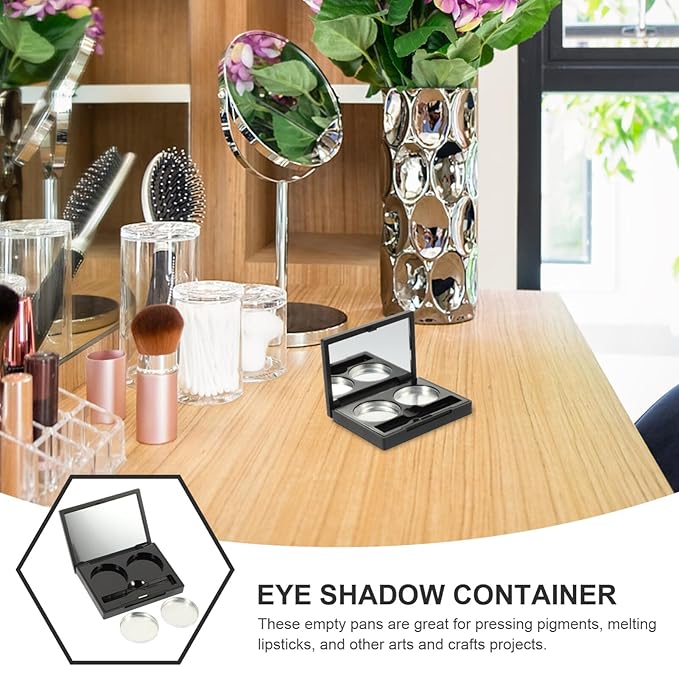 Balacoo Empty Eyeshadow Palette: 3 Sets Empty Makeup Eyeshadow Box Magnetic Makeup Case Travel Eyeshadow Container Cosmetics Eyeshadow Pans for Makeup