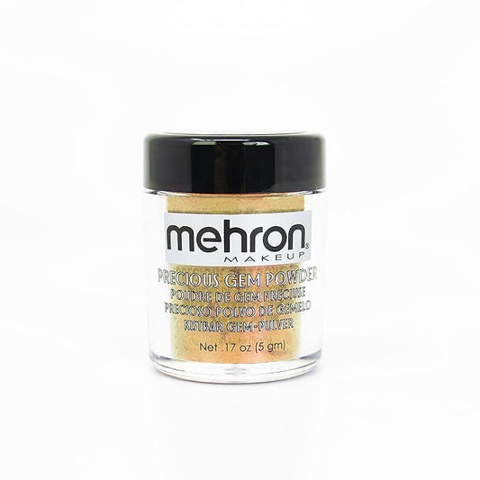 Mehron Makeup Precious Gem Loose Pigment Shimmering Eye Powder (.17 oz) (Citrine)