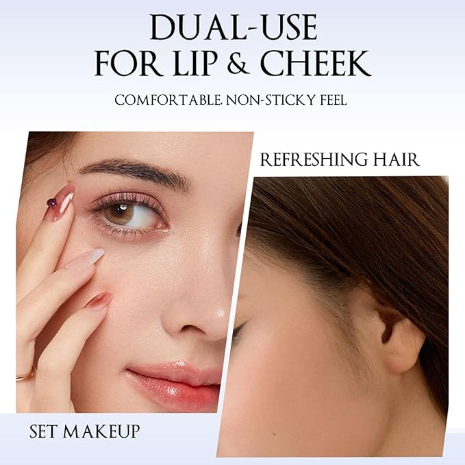 Soft Focus Loose Setting Powder Makeup,Oil Control Lightweight Matte Finishing Powder Foundation Makeup,Lasting Waterproof Face Powder Cruelty Free,Puff Included,0.46 oz(DARK COMPLEXION)