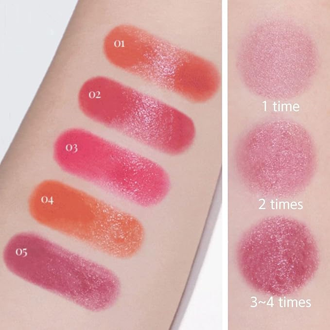 BBIA Ready To Wear Water Lipstick – Sheer Long-Lasting Lip Gloss Stick, Glowy & Glossy Texture, Moisturizing, Transparent & Buildable Color, Natural Tinting, Korea Lip Makeup (01 - WET MANDARINE)