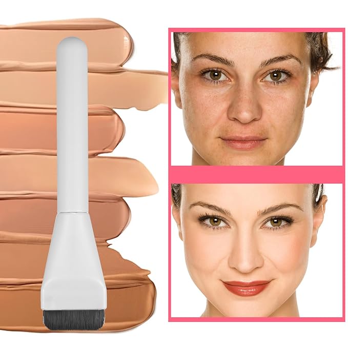 Ouligay 3 Pcs Make Up Spatula Tool Including Makeup Mixing Palette,Makeup Palette Tray,Foundation Spatula,Accessories Set for Women Girl Korean Make up Tool