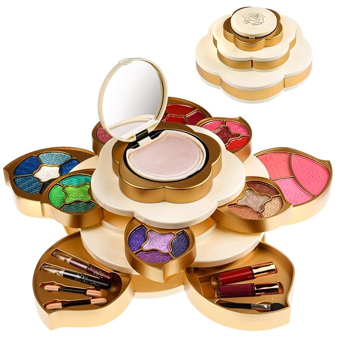 Flower All In One Makeup Kit for Teens and Women & Toysical 2-Tier Makeup for Teens