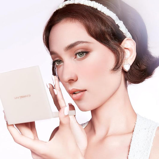 3 Colors Blush Palette For Cheek Makeup, Matte Blush Powder Blendable Face Blush, 12H Longlasting, Lightweight, Smooth Pink, Sunset Orange, 0.37Oz