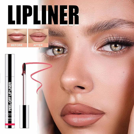 3Pcs Lip Stain Peel Off Set,Peel Off Lip Liner Stain,Matte Lip Liner Tattoo Long Lasting Waterproof Transferproof Lip Stains for Women Peel Off
