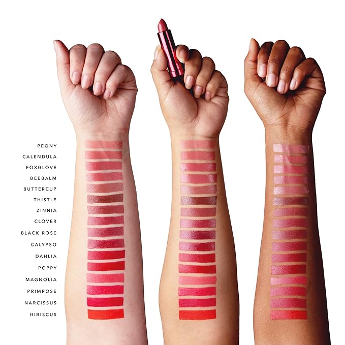 100% PURE Pomegranate Oil Anti-Aging Lipstick Long Lasting, Vibrant Makeup - Moisturizing Cocoa Butter Satin Finish - Vegan Fruit Pigmented Primrose Color (Pink) - 0.15 oz