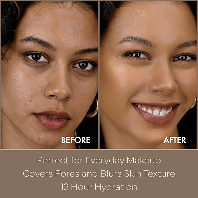 Tinted Moisturizer with SPF 32 PA+++ (Cappuccino), 12 Hour Hydrating Sunscreen for Face, No White Cast, Natural Radiant Finish, Medium Coverage, With Hyaluronic Acid, Vitamin E, Peptide