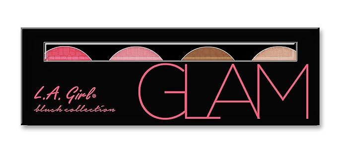 L.A. Girl Beauty Brick Blush Collection, Glam, 1 Count