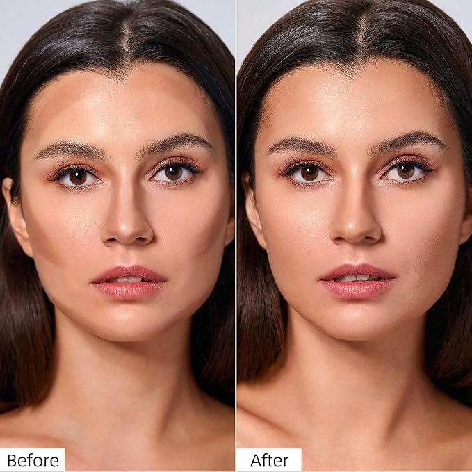 Erinde Cream Contour Bronzer Stick, Natural Finish Contouring Stick, Blendable & Smooth Matte Bronzer Stick, Waterproof & Long Lasting Face Shaping Makeup, 03 Light To Medium