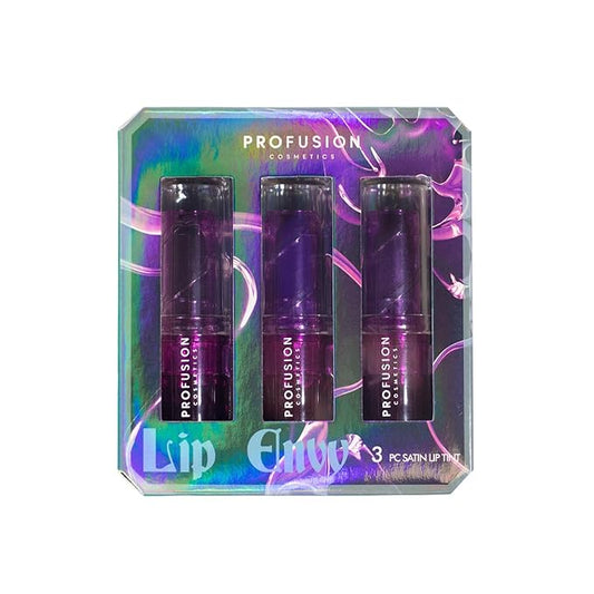 Profusion Cosmetics Sea Witch 3 PC Satin Lip Tint Set, Long Lasting Glamour with Mesmerizing Shades, Dive Into Intense Color and Rise Your Makeup Routine With Premium Beauty Tool