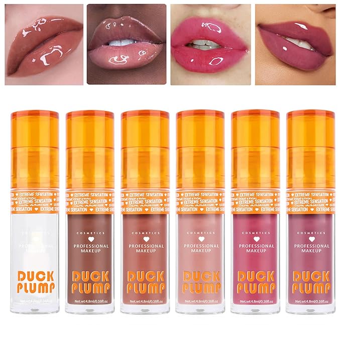 Super Lustrous Lip Oil, Non-Sticky, Hydrating, Hypoallergenic, Waterproof, High Shine Finish (01# Clear)