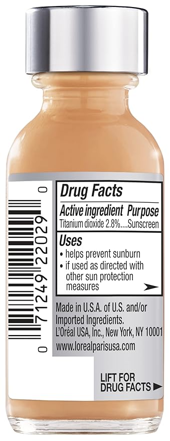 L’Oréal Paris Makeup True Match Super-Blendable Liquid Foundation, Suntan W5.5, 1 Fl Oz,1 Count