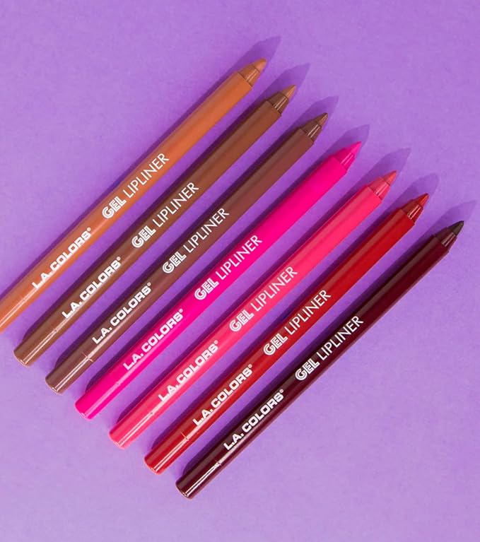 L.A. COLORS Gel Lipliner, Fetching CP677 (Pack of 2)