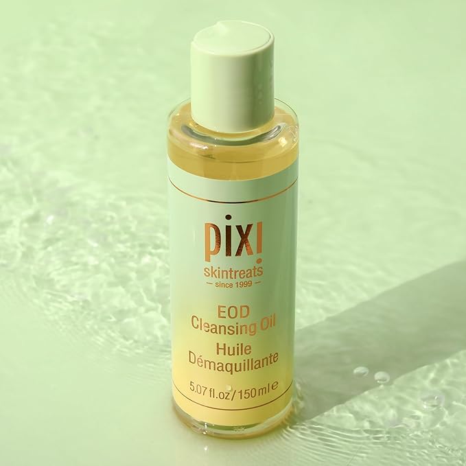 Pixi Double Cleanse Duo featuring an EOD Cleansing Oil and Clarity Cleanser