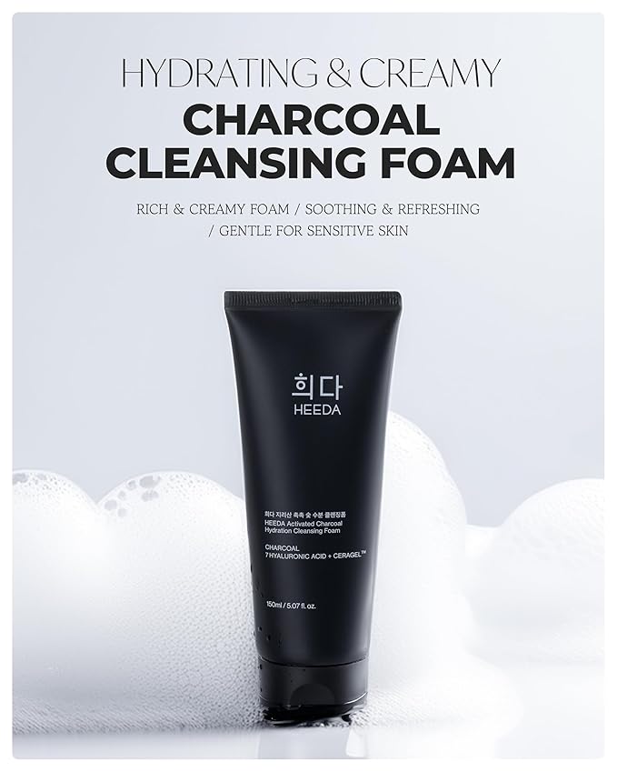Charcoal Double Cleansing Duo with Deep Pore Cleansing Brush