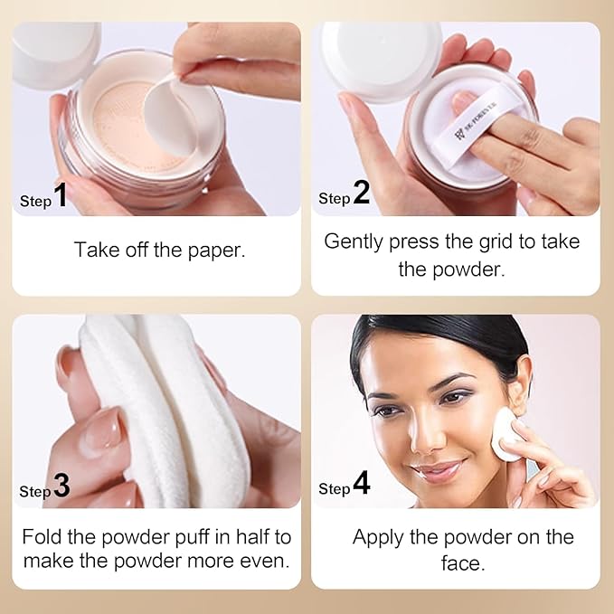 FV Matte Translucent Powder, Lightweight, Oil-Control & Long Lasting Blurring Powder, Talc-Free Face Powder for All Skin Types, Cruelty-Free & Vegan, 04 Nature