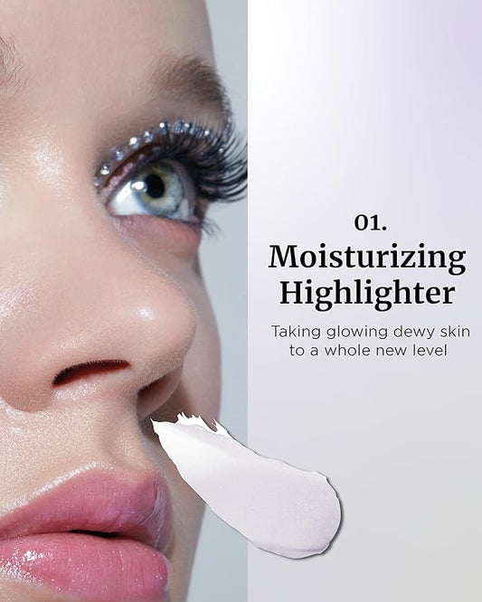 VDL Lumilayer Glow Stick Balm - Highlighter for Radiant Complexion. Lit-from-Within Glow. Stick-Type Luminizing Balm (0.42 oz) | Korean Makeup