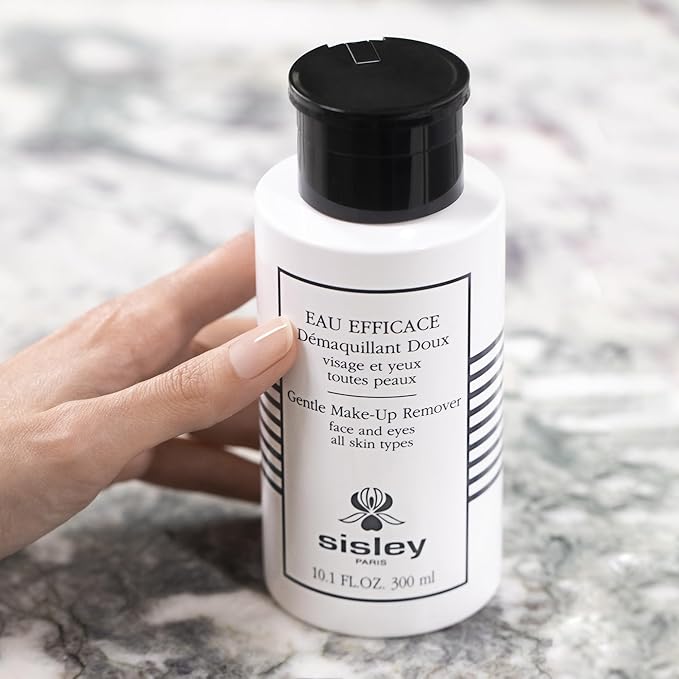 Sisley Paris Eau Efficace Gentle Make-Up Remover - 300 mL - Gentle, Rinse-Free Micellar Water Makeup Remover for Face & Eyes - Cleanses & Tones Skin