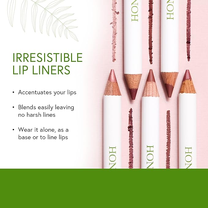 Honeybee Gardens Lip Liner + Lipstick Bundle, Calliope & Island Spice