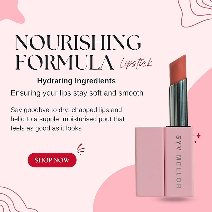 Lustrous Lipstick for women- High Impact Lip Color, Moisturising Creamy Formula, Long Lasting Instant Shine, Waterproof, Hydrating Lipstick for Glowing Lips, Elegant & Bold Lip Makeup, Mala