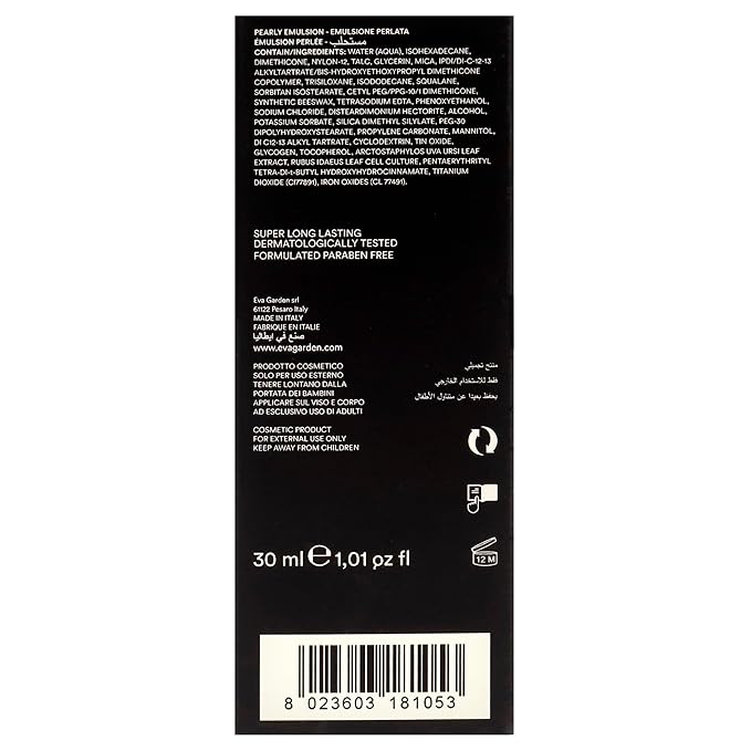 Pearly Emulsion - Ultra-Soft, Smooth and Easy to Apply Texture - Enhances Light Points of Face and Body - Gives Elasticity and Firmness to Your Skin - 1.01 oz Liquid Highlighter