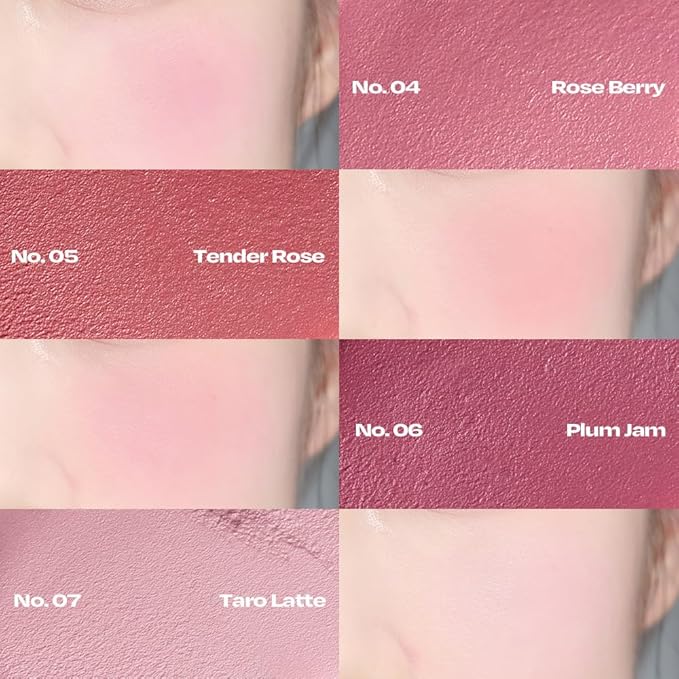 Lip Potion Sugar Glaze No.4 Peach Ball & Balmy Cream Cheek No.3 Milky Peach