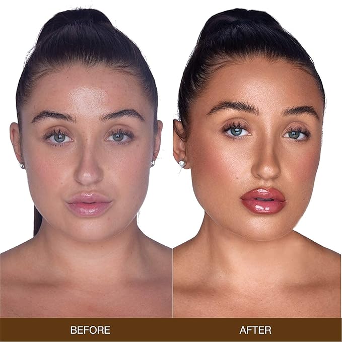Rachel Couture Liquid Foundation & Blush Bundle | Vegan & Cruelty-Free | Infused with Arnica & Hibiscus Extract β Beige & Sunset