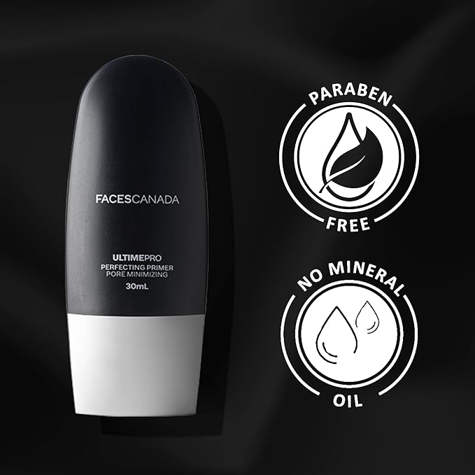 Ultime Pro Perfecting Face Primer | Lightweight & Pore Minimizing | Makes Makeup Long Lasting | Oil Free Matte Primer | 1.01 Fl oz (30ml)