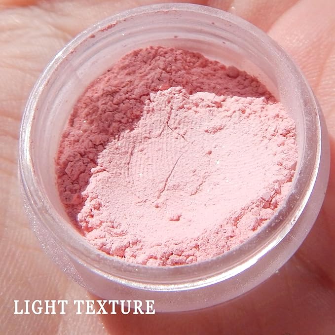 Mineral Setting Powder with brush,Shimmering Powder for Face,Lightweight Long Lasting Oil Control Face Makeup Set,Matte Concealer Setting Makeup Kit for All Skin Types(B)
