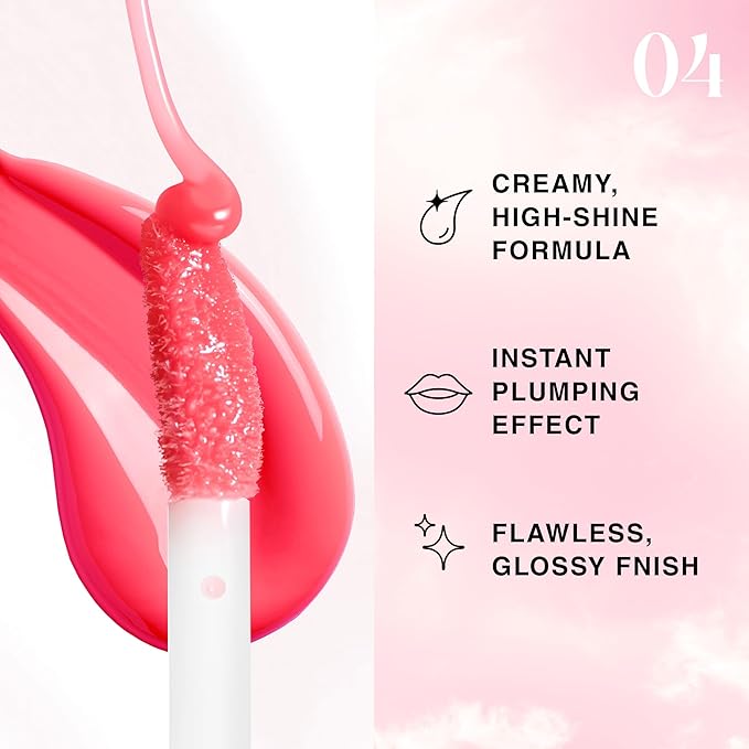 Waterproof Lip Liner & Plumping Lip Gloss - Long-lasting Combo for Makeup - Oral Fixation Pencil & Lip Job Plumping Gloss - Two Piece Makeup Gift Set for Women