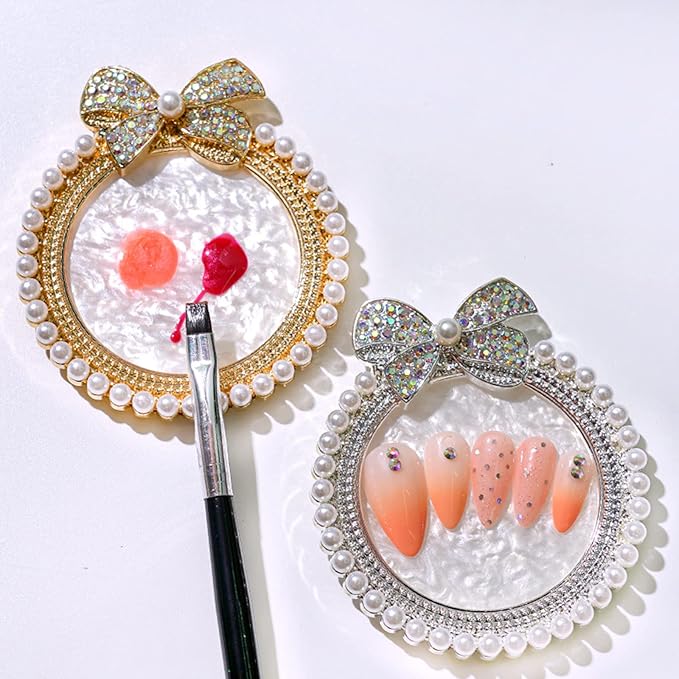 Nail Art Palette - Knot Polish Tray for Mixing and Display Board