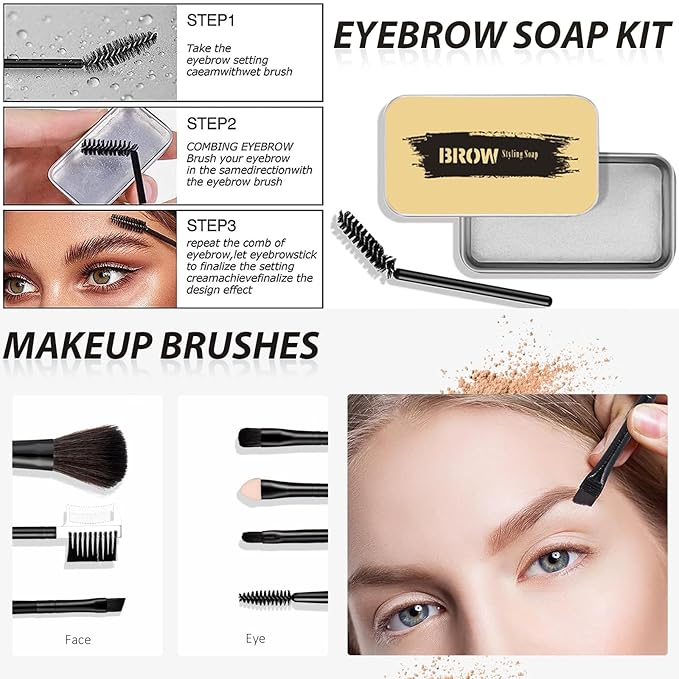 All in One Makeup Kit for Women Full Kit, Basic Cosmetics Kit for Beginner & Professionals, Eye Makeup Set Tween Girl, Make Up Kits for Teenagers, Makeup Gift Set for Girls, Women & Teens (Amber Pink)