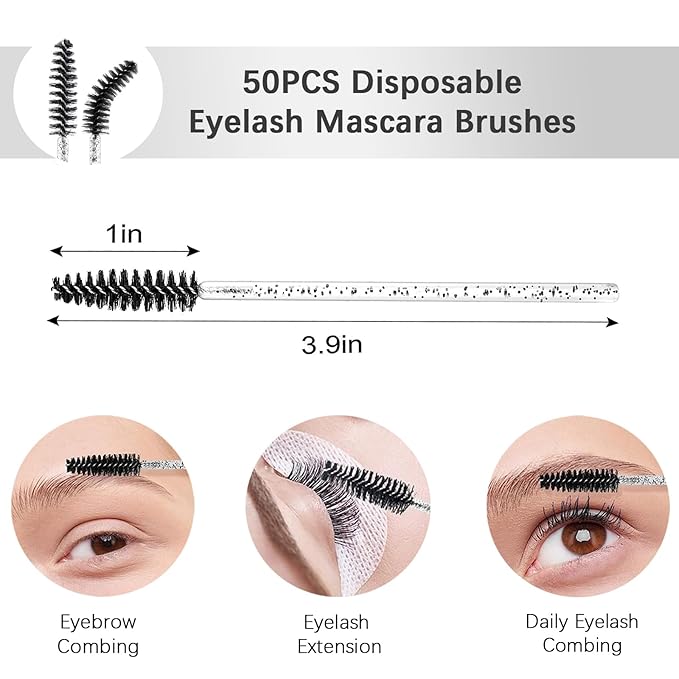 Lash Shampoo for Extensions - Eyelash Cleaning Kit With Fan Dryer - Makeup Cleansing Foam for Care, Black