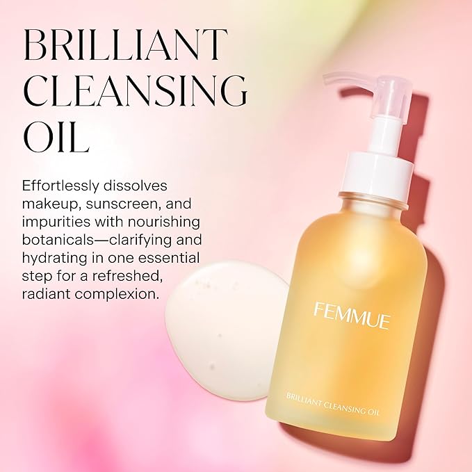 Brilliant Cleansing Oil (4.23 oz) | Luxurious Camellia Oil Face Cleanser & Gentle Makeup Remover | Hydrating and Moisturizing Korean Skincare | Fortifies Skin Barrier