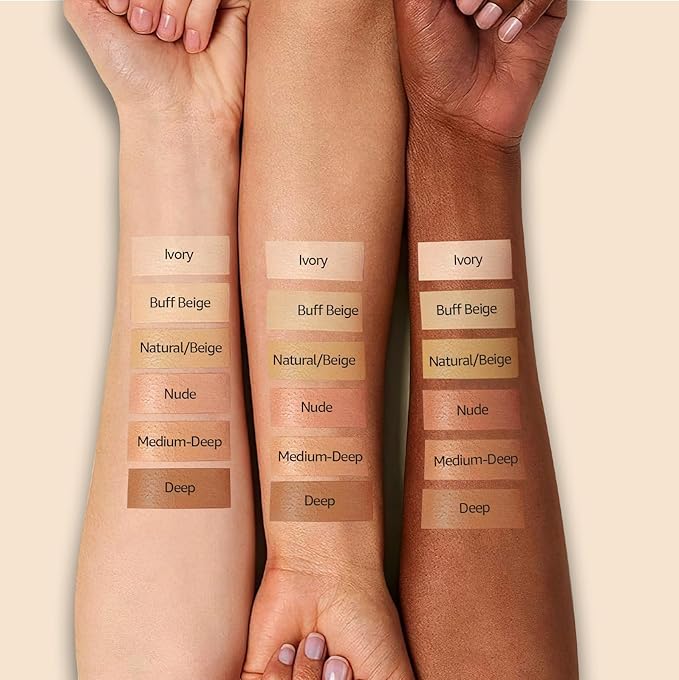 Air Cushion CC Cream Mushroom Head - Moisturizing Concealer Makeup Base Cushion Foundation Full Coverage Create Long-Lasting & Waterproof Makeup (Buff Beige)