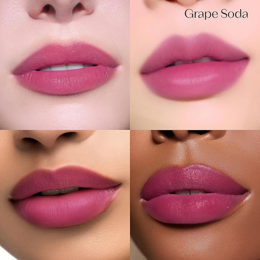 ETUDE Dear Darling Marker Tint #6 Grape Soda (5g) | Hydrating & Long Lasting Lip Stain | High Pigmented Lip Maker with Easy Drawing Tip | Korean Daily Lip Tint, Korean Makeup, Kbeauty