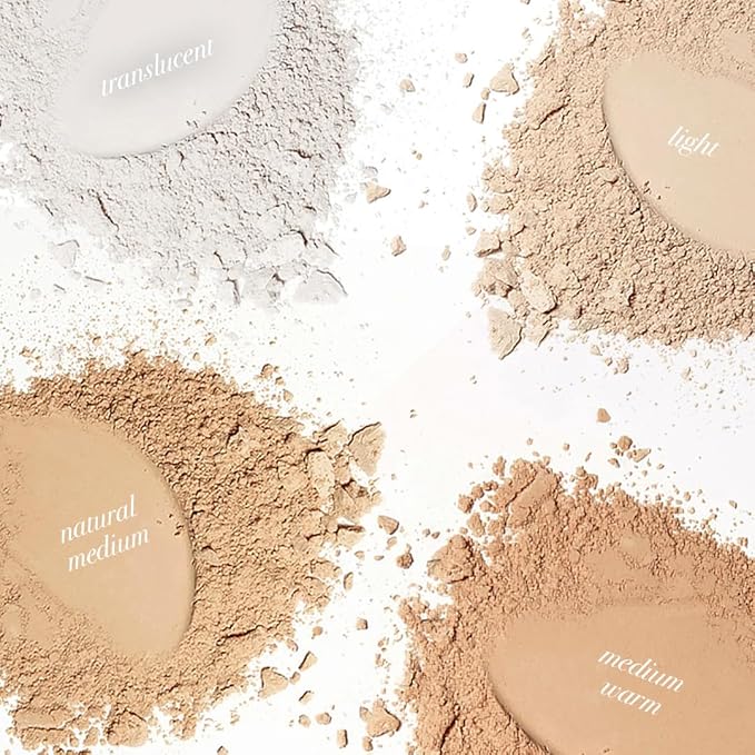 MCoBeauty Miracle Flawless Pressed Powder, Fair Shade, Oil-Control, Soft-Focus Finish with Hydrating Rose Flower Extract & Sweet Almond Oil, Vegan, Cruelty Free Cosmetics
