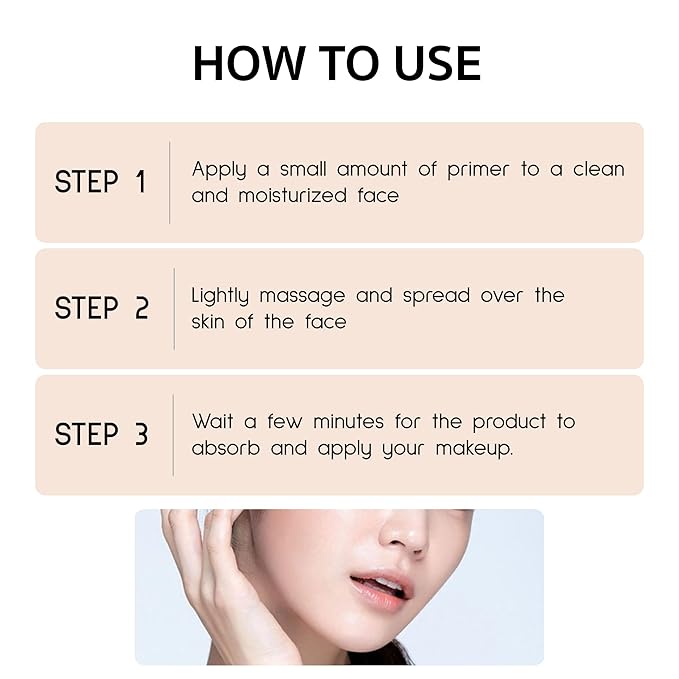 Pore Minimizing Face Primer & BB Cream – Long-Lasting Makeup Base, Hydrating Moisturizer, Smooth Finish for Glowing Skin – Skin Care & Makeup Primer with SPF