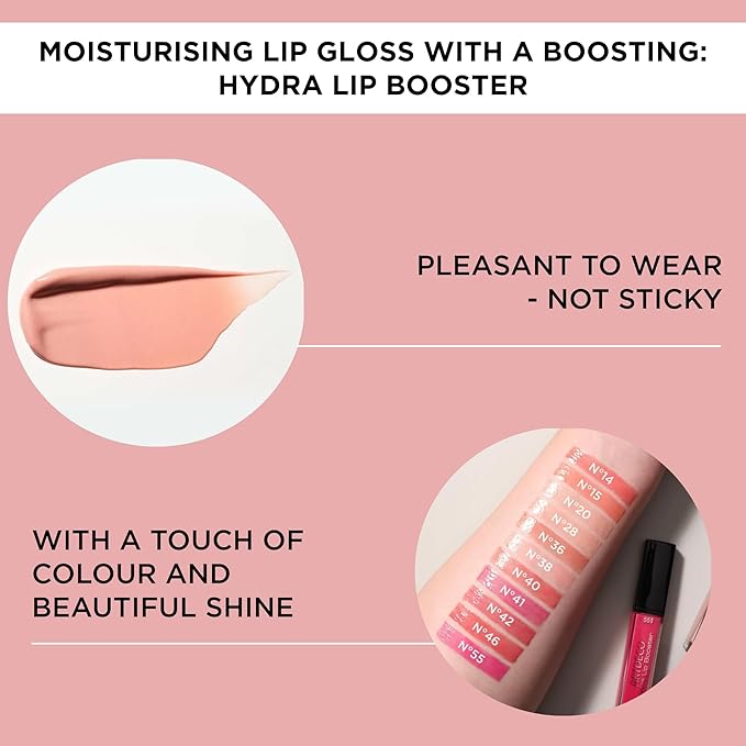 ARTDECO Hydra Lip Booster - Translucent Mauve - Hydrating Lip Gloss with Boosting Effect - Hint of Color & Beautiful Shine - Non-Sticky Finish - Lip Care - Lip Oil - Makeup - Hyaluron - 0.21 Fl Oz