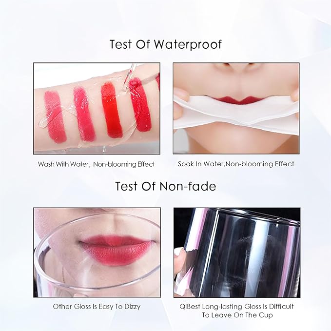 Velvet Matte Liquid Lipstick Makeup Long-Lasting and Waterproof Wear, Non-Stick Cup Lip Gloss,(Rose Purple 622)