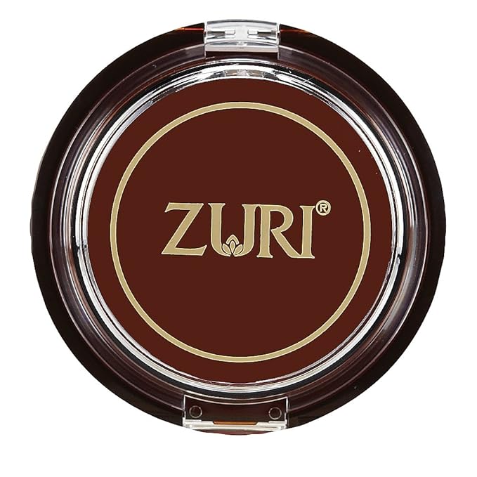 Zuri Naturally Sheer Satin Finish Pressed Powder - Chestnut
