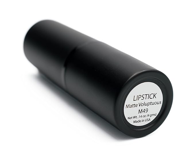 Matte Voluptuous Dark Cool Tone Burgundy Red Lipstick Color Moisturizing Paraben Free, No Animal Testing & Cruelty Free Lip Makeup Color
