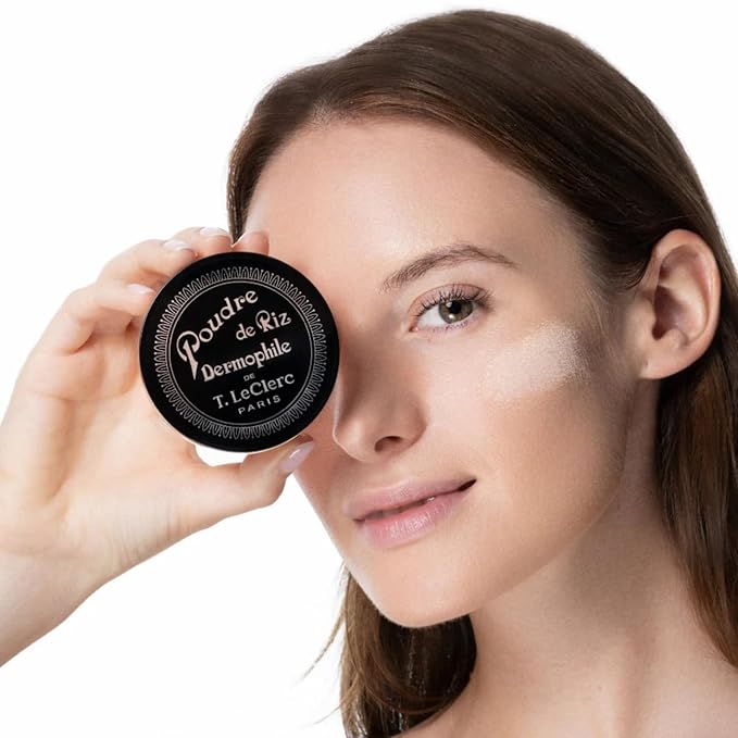 T.LeClerc Rice Loose Powder – Travel Size Mattifying & Setting Face Powder – Lightweight, Long-Lasting Formula – Suitable for All Skin Types (Camélia, 10G)