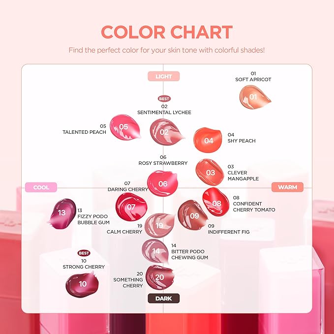 lilybyred Bloody Liar Coating Tint | Korean Glossy Lip Stain, Vivid & Juicy Color, Syrupy Shine, Moisturizing, Long-Lasting & Smudge-Proof, Non-Sticky, Lightweight (06 Rosy Strawberry)
