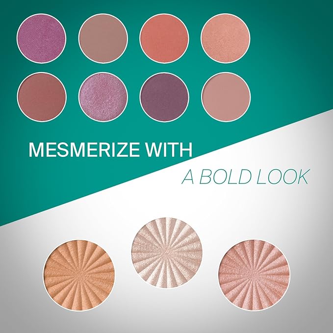 OFRA Mini Mix Face Palette Life’s A Draft - Full Face Makeup Palette - 8 Pigmented Eyeshadows and 3 Highlighters - Travel-Friendly and Cruelty-Free Eyeshadow and Highlighter Palette