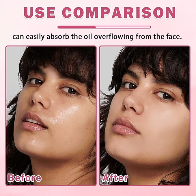 Oil Control Pressed Setting Powder,Jelly Pressed Powder for Face Makeup,Soft Focus Blurring Setting Powder Finishing Powder Makeup,Matte Polvo Traslucido Maquillaje Para Mujer