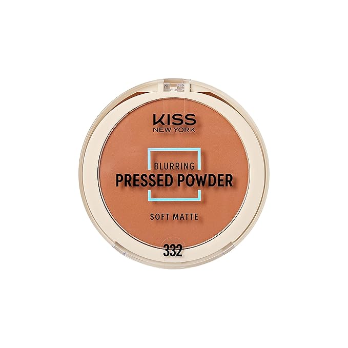 Soft Matte Pressed Powder, Blurring Poreless Face Powder Makeup, Medium Coverage Setting Powder Infused with Salicylic Acid & Niacinamide, Clean Beauty (Warm Honey, 0.28 Ounce)