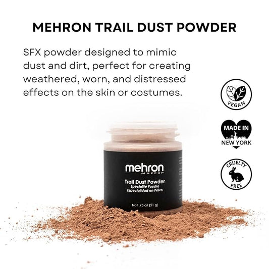 Mehron Makeup Special Effects Powder (.75 ounce) (Trail Dust)
