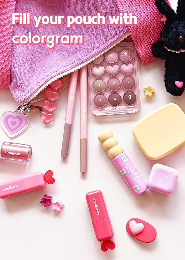 COLORGRAM Juicy Blur Tint 05 + 08 | Daily Semi-Matte, Semi-Glossy, Long-Lasting Lip Stain, Moisturizing, Buildable & Blendable, highly Pigmented (0.12 Fl. Oz.)
