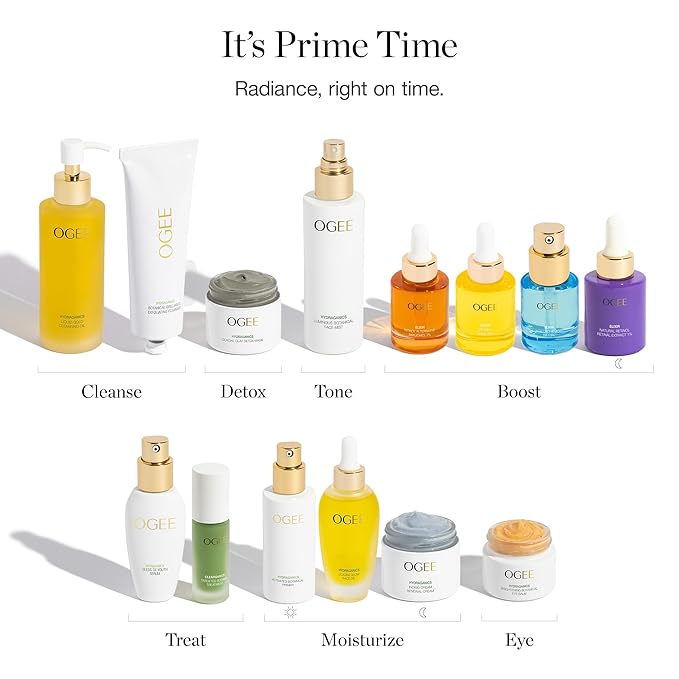 Ogee Makeup Primer - Activated Botanical Face Primer for Oily Skin & All Skin Types - Hydrating Primer with Jojoba Oil & Hyaluronic Acid - 73% Organic Ingredients & Made in USA